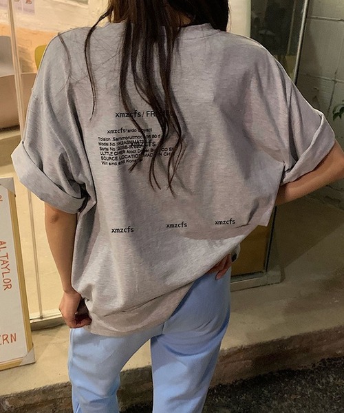 Bifrost（ビフレスト）の「バックプリントロゴＴシャツ（Tシャツ/カットソー・レディース・ホワイト/ブラック/グレー・F）」の3枚目の写真