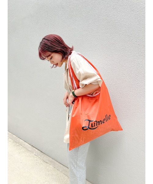 jumelle（ジュメロ）の「カラーエコバッグ（エコバッグ/サブバッグ・レディース・パープル/グリーン/オレンジ・FREE）」の21枚目の写真