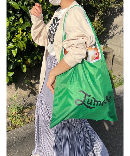 フラットポーチ＆エコバッグ♡ポメ＆レディ カラーエコバッグ（エコバッグ/サブバッグ）｜jumelle（ジュメロ