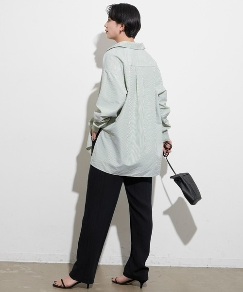 Aunt Marie's(アントマリーズ)の「リネンライクピンタックイージーパンツ(その他パンツ・レディース・ブラック/ブラウン/ピンク/ライム・FREE/S)」の7枚目の写真