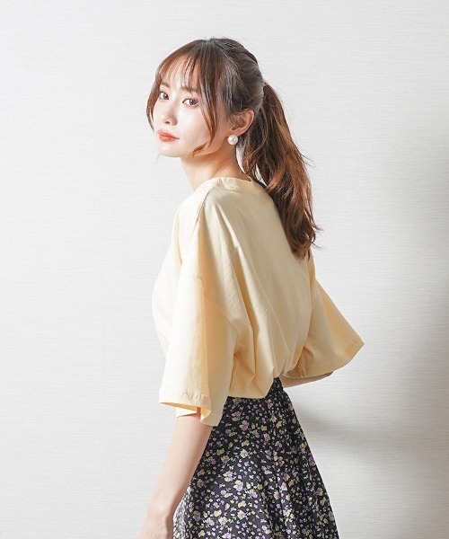 leune(ルネ)の「【leune】ベーシックロゴTシャツ(Tシャツ/カットソー・レディース・ピンク/ホワイト系・MEDIUM)」の7枚目の写真