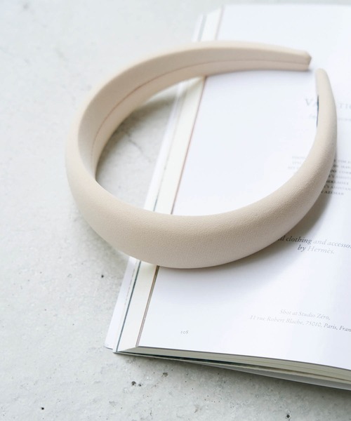 ROPE' PICNIC（ロペピクニック）の「ボリュームカチューシャ（カチューシャ・レディース・ブラック/ライトグリーン/キナリ・FREE）」の2枚目の写真