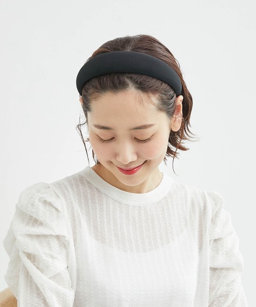 ROPE' PICNIC（ロペピクニック）の「ボリュームカチューシャ（カチューシャ・レディース・ブラック/ライトグリーン/キナリ・FREE）」の7枚目の写真