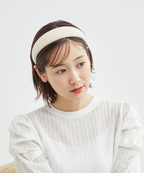 ROPE' PICNIC（ロペピクニック）の「ボリュームカチューシャ（カチューシャ・レディース・ブラック/ライトグリーン/キナリ・FREE）」の8枚目の写真