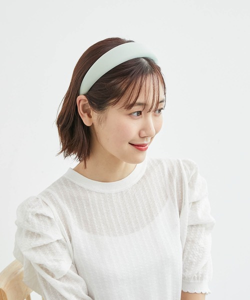 ROPE' PICNIC（ロペピクニック）の「ボリュームカチューシャ（カチューシャ・レディース・ブラック/ライトグリーン/キナリ・FREE）」の9枚目の写真