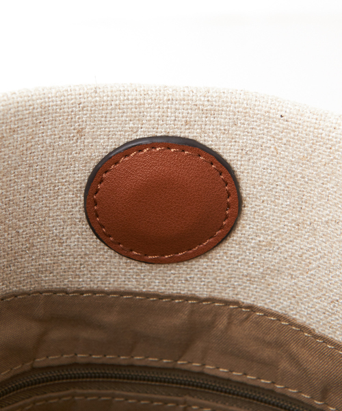 LOWELL things（ロウェル　シングス）の「●キャンバスループトートBAG（トートバッグ・レディース・オフホワイト/キャメル・フリー）」の17枚目の写真