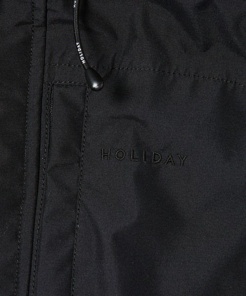 HOLIDAY(ホリデイ)の「WIND JACKET (WATER PROOF) ウィンドジャケット (ウォータープルーフ)(ナイロンジャケット・レディース・ブラック/ベージュ・ONE SIZE)」の9枚目の写真