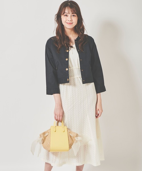 31 Sons de mode（トランテアン　ソン　ドゥ　モード）の「ラッセルレースワンピース（ワンピース・レディース・オフホワイト/モカ・38/36）」の19枚目の写真