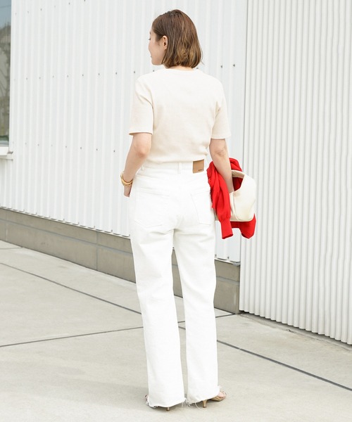 Deuxieme Classe (ドゥーズィエムクラス) Co/Ca Stretch Rib プルオーバー 22070500804010 ベージュ FREE Deuxieme Classe（ドゥーズィエムクラス）の「Co/Ca Stretch Rib プル