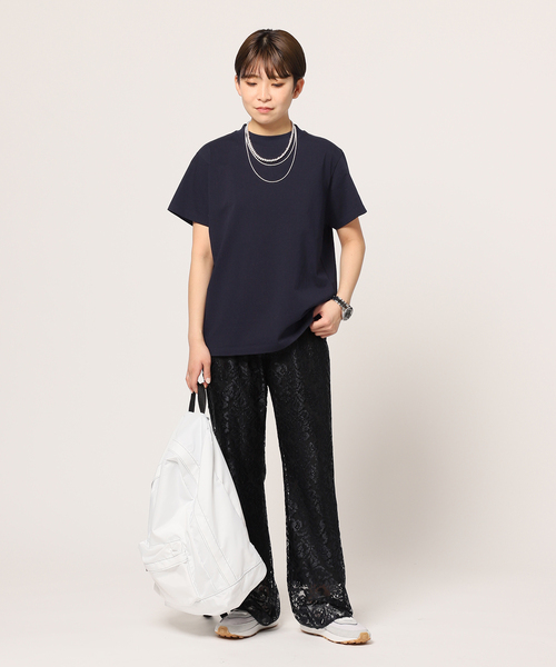 新品　AP STUDIO エーピーストゥディオ コットンモック Tシャツ　黒 AP STUDIO（エーピーストゥディオ）の「コットンモック Tシャツ