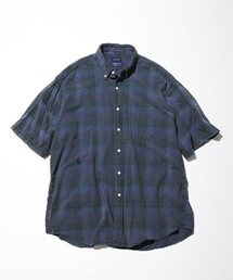NAUTICA/ノーティカ Sulfer Dyed Madras S/S Shirt