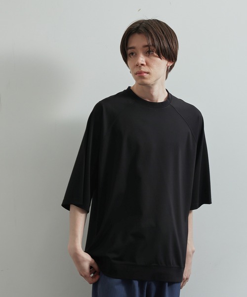 JUNRED(ジュンレッド)の「ラグランBIG Tシャツ(Tシャツ/カットソー・メンズ・ライトグレー/ブラック/ダークブラウン/ネイビー・S/M/L)」の17枚目の写真