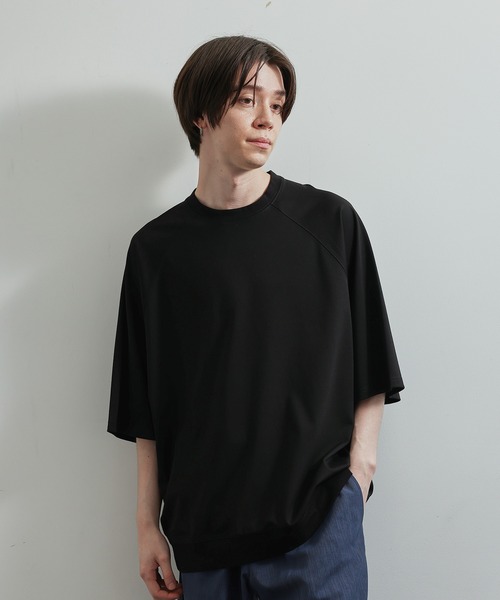 JUNRED(ジュンレッド)の「ラグランBIG Tシャツ(Tシャツ/カットソー・メンズ・ライトグレー/ブラック/ダークブラウン/ネイビー・S/M/L)」の22枚目の写真