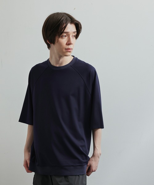 JUNRED(ジュンレッド)の「ラグランBIG Tシャツ(Tシャツ/カットソー・メンズ・ライトグレー/ブラック/ダークブラウン/ネイビー・S/M/L)」の14枚目の写真