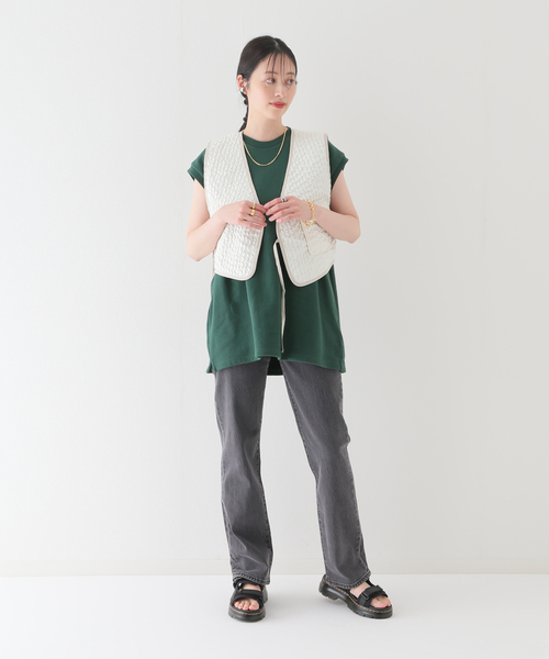 JOINT WORKS(ジョイントワークス)の「キルトライクベスト(ベスト・レディース・ホワイト/ブラック・FREE)」の22枚目の写真