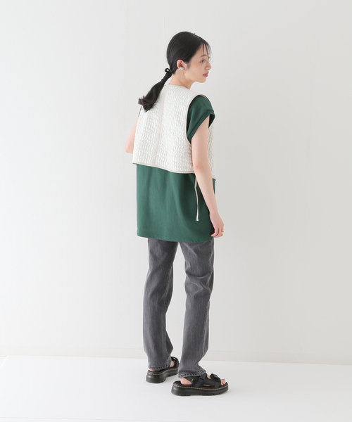 JOINT WORKS(ジョイントワークス)の「キルトライクベスト(ベスト・レディース・ホワイト/ブラック・FREE)」の21枚目の写真