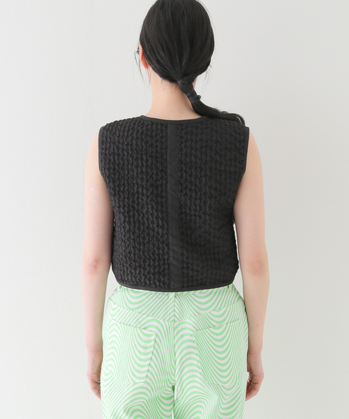 JOINT WORKS(ジョイントワークス)の「キルトライクベスト(ベスト・レディース・ホワイト/ブラック・FREE)」の18枚目の写真