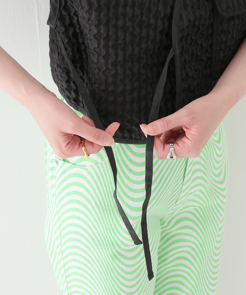 JOINT WORKS(ジョイントワークス)の「キルトライクベスト(ベスト・レディース・ホワイト/ブラック・FREE)」の12枚目の写真