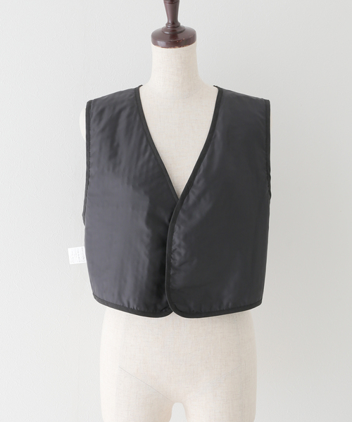 JOINT WORKS(ジョイントワークス)の「キルトライクベスト(ベスト・レディース・ホワイト/ブラック・FREE)」の10枚目の写真