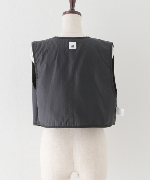 JOINT WORKS(ジョイントワークス)の「キルトライクベスト(ベスト・レディース・ホワイト/ブラック・FREE)」の9枚目の写真