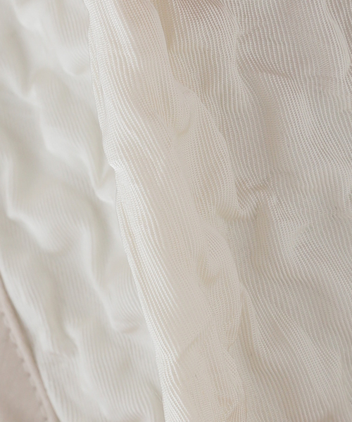 JOINT WORKS(ジョイントワークス)の「キルトライクベスト(ベスト・レディース・ホワイト/ブラック・FREE)」の4枚目の写真