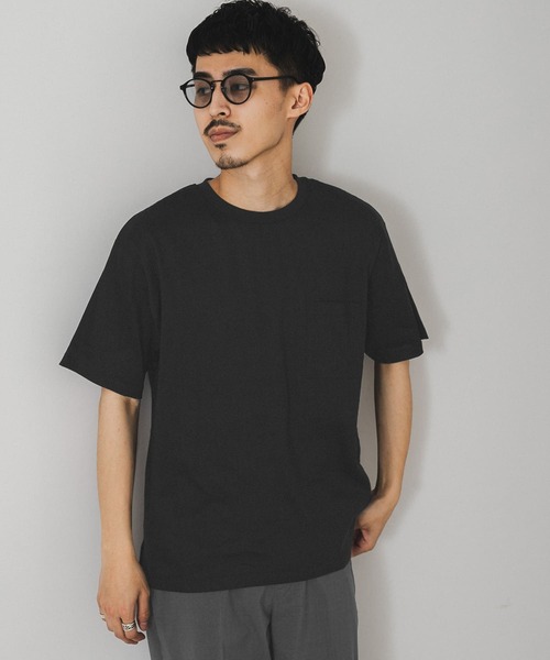 URBAN RESEARCH DOORS（アーバンリサーチドアーズ）の「ストレッチリネンクルーネックTシャツ（シャツ/ブラウス・メンズ・グレー/ブルー/ブラウン/ブラック/オレンジ・MEDIUM/LARGE）」の11枚目の写真