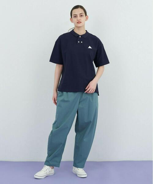 FRAPBOIS PARK(フラボアパーク)の「タイプライター テーパードパンツ(その他パンツ・レディース・ネイビー/グリーン・1/2/3)」の8枚目の写真