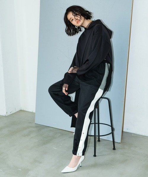 AIC.(エーアイシー)の「【再入荷】サイドライントラックパンツ(その他パンツ・レディース・ブラック/カーキ・FREE)」の11枚目の写真