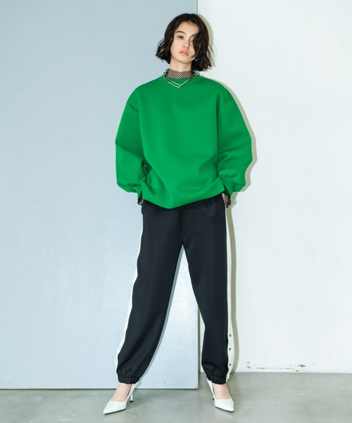 AIC.(エーアイシー)の「【再入荷】サイドライントラックパンツ(その他パンツ・レディース・ブラック/カーキ・FREE)」の18枚目の写真