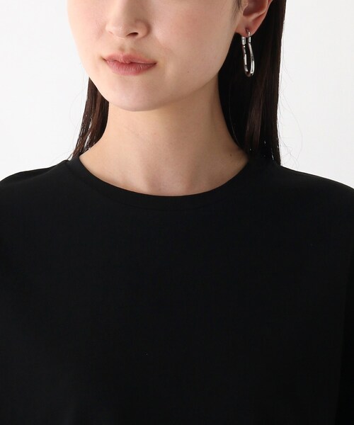 OPAQUE.CLIP（オペークドットクリップ）の「◆【C】コットンダブルフリルスリーブカットソー【WEB限定サイズ】（Tシャツ/カットソー・レディース・チャコールグレー/ライトブルー/ブラック/ベビーピンク/ホワイト系・40/38/36/34）」の22枚目の写真