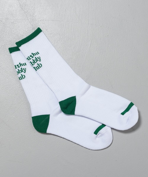 Perushu(ペルーシュ)の「perushuロゴソックス(ソックス/靴下・メンズ・ブラック/オフホワイト/ブルー/グリーン・FREE)」の3枚目の写真