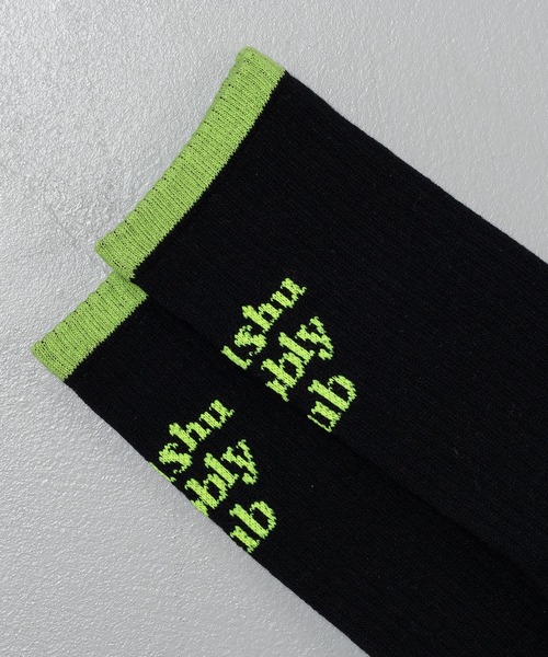 Perushu(ペルーシュ)の「perushuロゴソックス(ソックス/靴下・メンズ・ブラック/オフホワイト/ブルー/グリーン・FREE)」の14枚目の写真
