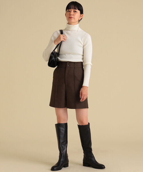 Ray BEAMS(レイビームス)の「REMME / バック ジップ ブーツ(ブーツ・レディース・ブラウン/ブラック・35/36/37/38/39)」の4枚目の写真