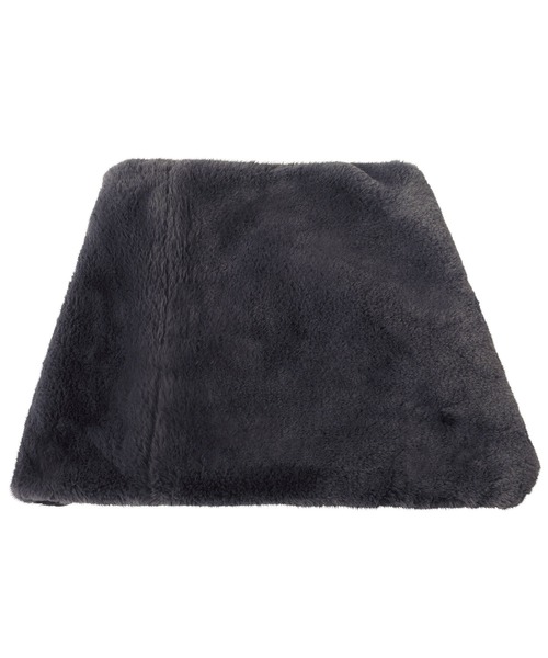 MILKFED.（ミルクフェド）の「LOGO FUR SNOOD（ネックウォーマー/スヌード・レディース・ライトブルー/ベージュ/チャコール・ONE SIZE）」の7枚目の写真