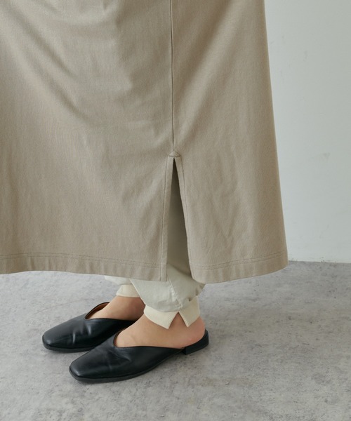 PUAL CE CIN（ピュアルセシン）の「リンガー カレッジロゴ カットソーワンピース（ワンピース・レディース・ネイビー/ナチュラル/グレイッシュベージュ・FREE）」の20枚目の写真