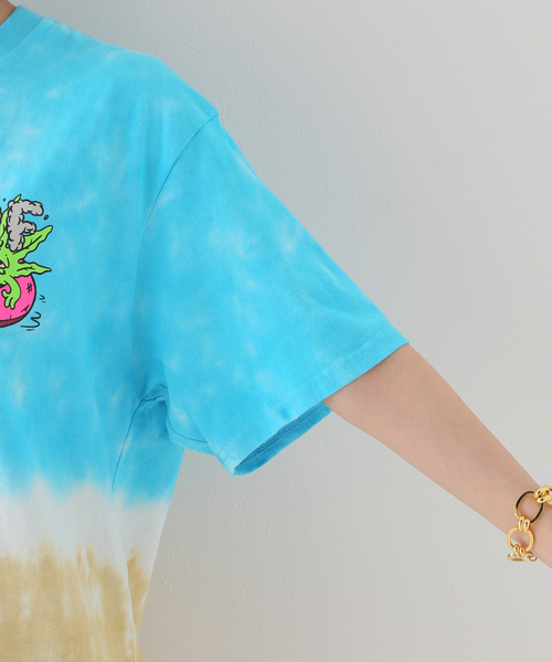セール】【HUF / ハフ】LIFES A BEACH S/S TIEDYE Tシャツ（T
