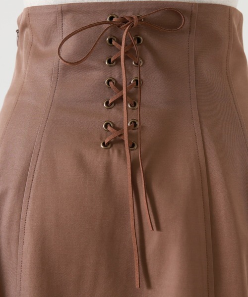 Cheek（チーク）の「バックレースアップマーメイドスカート（スカート・レディース・ブラック/ブラウン/チャコールグレー・SMALL/MEDIUM）」の20枚目の写真