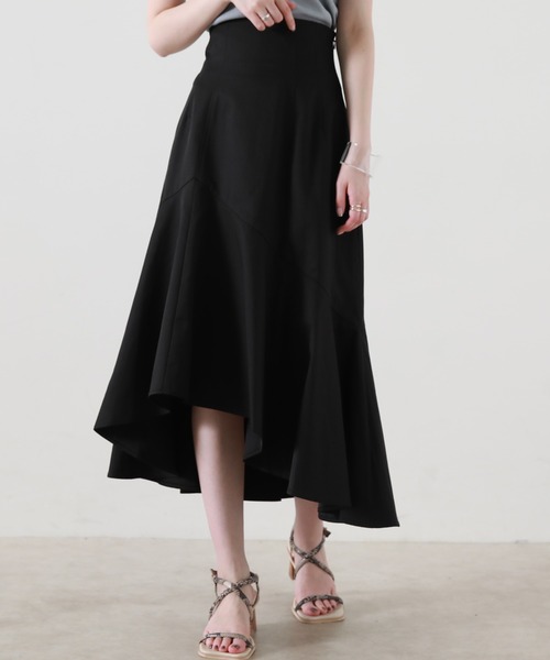 Cheek（チーク）の「バックレースアップマーメイドスカート（スカート・レディース・ブラック/ブラウン/チャコールグレー・SMALL/MEDIUM）」の15枚目の写真