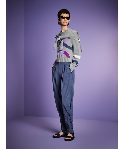 EMPORIO ARMANI(エンポリオアルマーニ)の「【エンポリオ アルマーニ】セーター コントラストインレイ(ニット/セーター・レディース・ブラック/ベージュ系その他2・SMALL/MEDIUM/X-SMALL)」の12枚目の写真