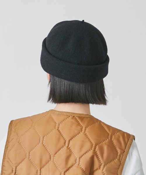 OVERRIDE（オーバーライド）の「OVERRIDE  BASQUE WATCH（ニットキャップ/ビーニー・レディース・ホワイト/ブラック/ダークブラウン/イエロー・58cm）」の9枚目の写真