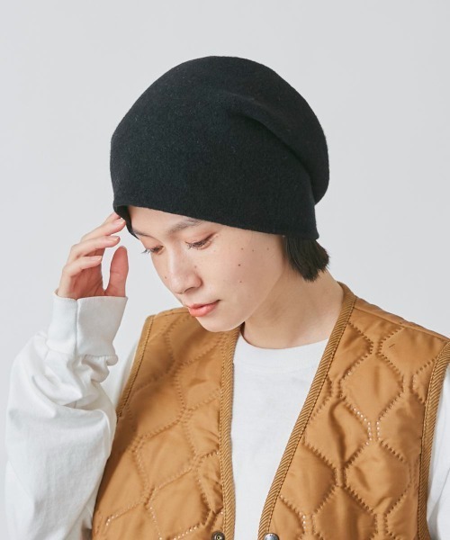 OVERRIDE（オーバーライド）の「OVERRIDE  BASQUE WATCH（ニットキャップ/ビーニー・レディース・ホワイト/ブラック/ダークブラウン/イエロー・58cm）」の11枚目の写真