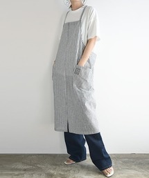 and it_（アンドイット）の「コットンリネンかぶりエプロン（エプロン）」