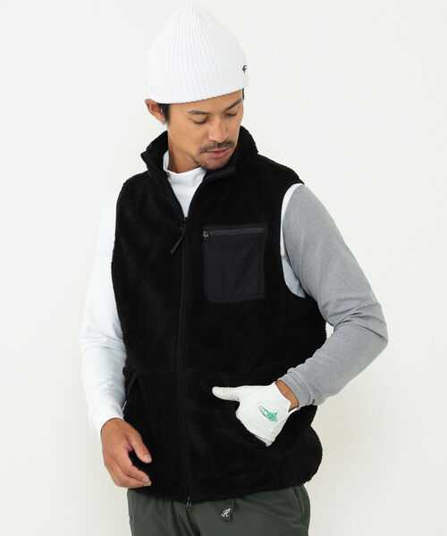 UNISEX＞WILD THINGS × BEAMS GOLF / 別注 ボア ベスト