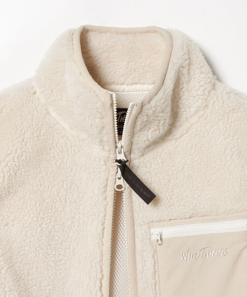 UNISEX＞WILD THINGS × BEAMS GOLF / 別注 ボア ベスト 【公式通販】