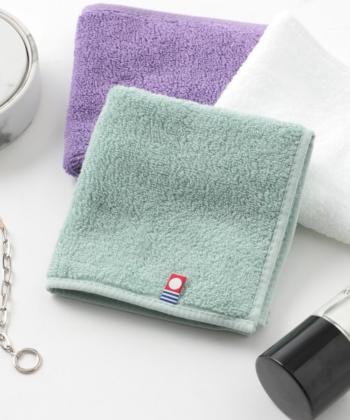 SETUP7（セットアップセブン）の「【今治タオル】今治ブランド認定商品/タオルハンカチ　無地（ハンカチ/ハンドタオル・レディース・ブラック/ネイビー/グレー/サックスブルー/ピンク/ミント/ラベンダー/ワイン/カーキ/ブラウン/グリーン/ホワイト/オレンジ/パープル/イエロー/ブルー/ライトブラウン・FREE）」の7枚目の写真