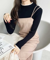 GeeRA | 配色ステッチキャミワンピース(ワンピース)