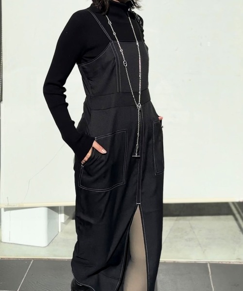 GeeRA(ジーラ)の「配色ステッチキャミワンピース(ワンピース・レディース・ブラック/ベージュ・MEDIUM/SMALL)」の20枚目の写真