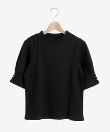 MAJESTIC LEGON | タックスリーブリブトップス①(Tシャツ/カットソー)