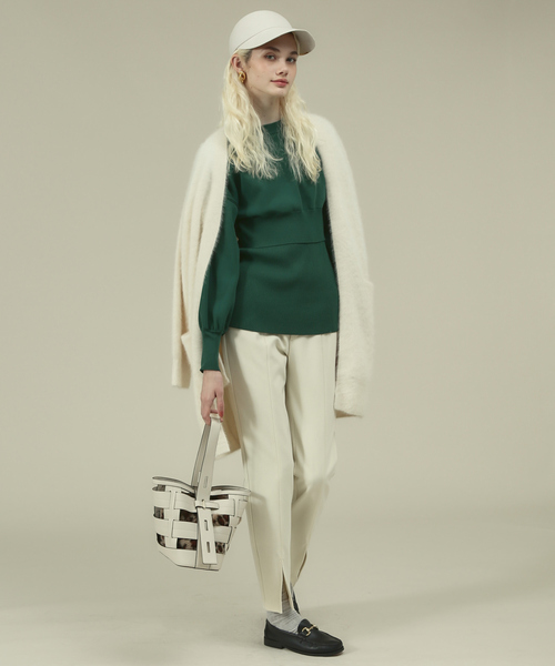 LOWELL things（ロウェル　シングス）の「Lattice/2WAYメッシュAWファーBAG（ハンドバッグ・レディース・ダークブラウン/スミクロ/ライトベージュ・フリー）」の13枚目の写真