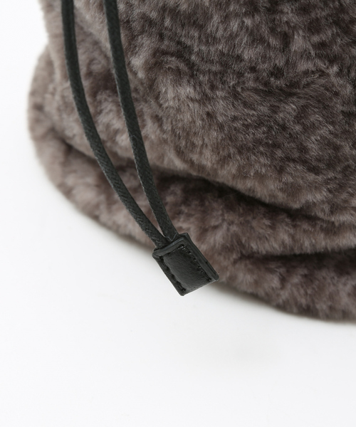 LOWELL things（ロウェル　シングス）の「Lattice/2WAYメッシュAWファーBAG（ハンドバッグ・レディース・ダークブラウン/スミクロ/ライトベージュ・フリー）」の17枚目の写真